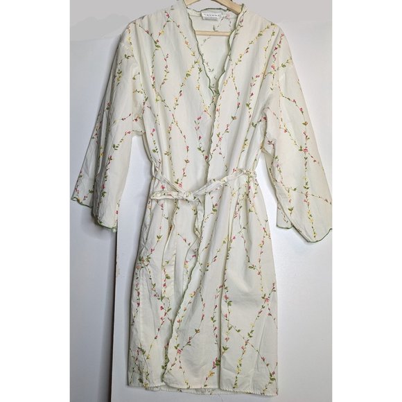 Natori for Saks Fifth Ave | Vintage Floral Robe - Picture 1 of 7